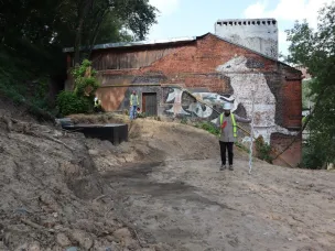 В центре Нижнего Новгорода нашли зуб мамонта